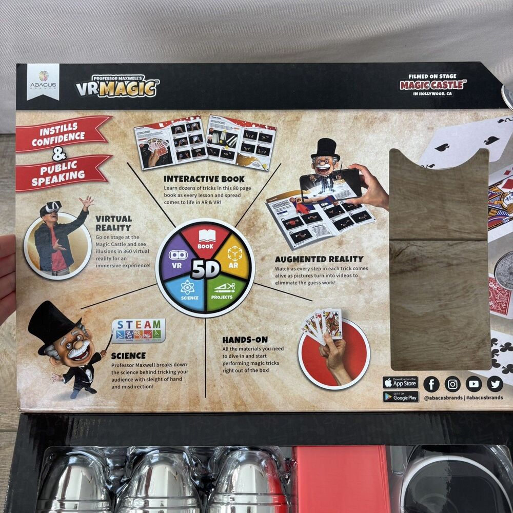 Professor Maxwell’s VR Magic Kit Interactive NEW Virtual Reality Lessons STEAM - Picture 4 of 9